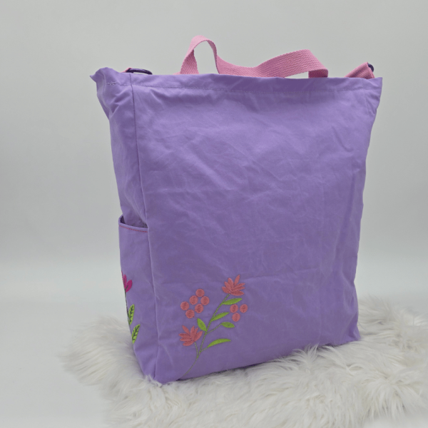 Große Umhängetasche Blumenwiese